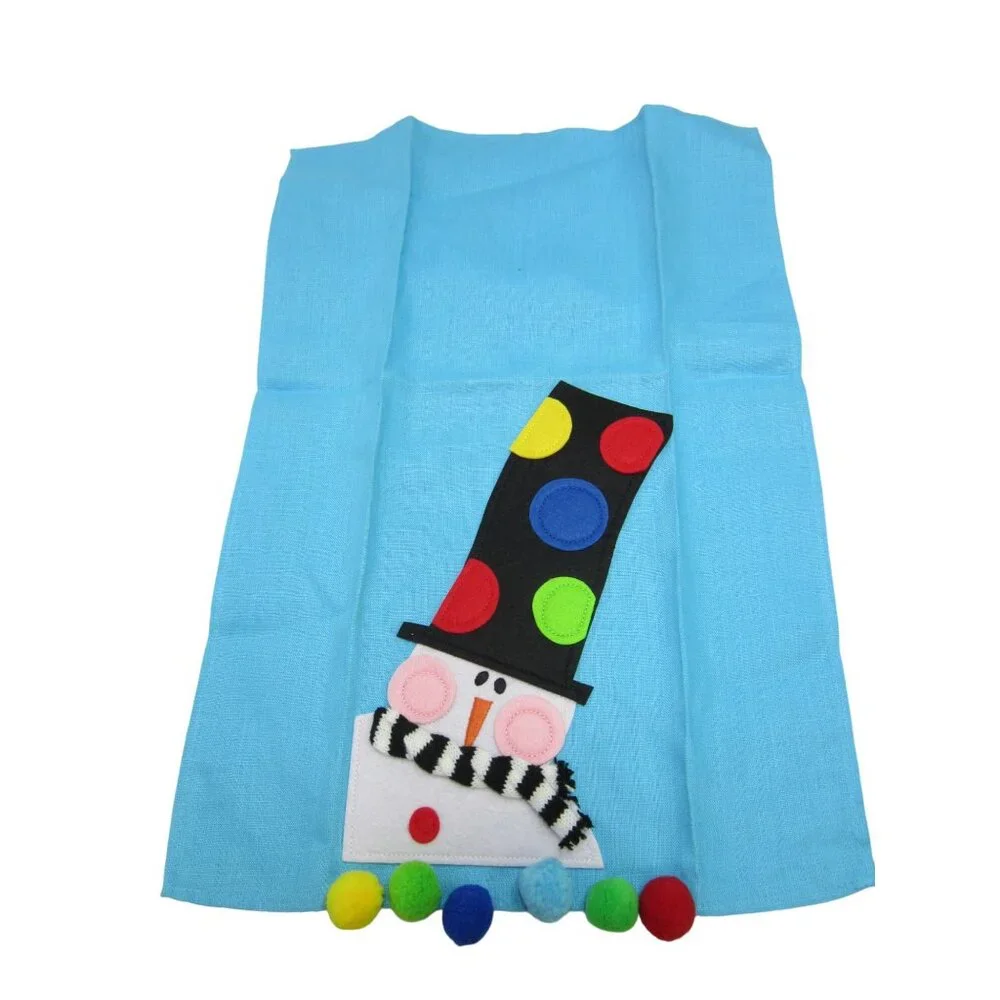 Decorative Christmas Snowman Kitchen Hand Towel Linen‎